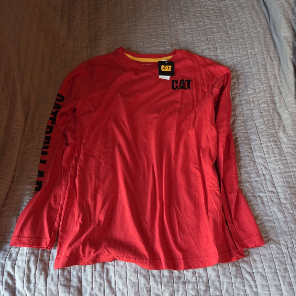 CAT Red Long Sleeve Shirt